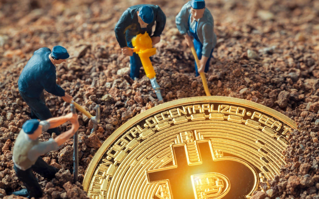 биткоин майнит