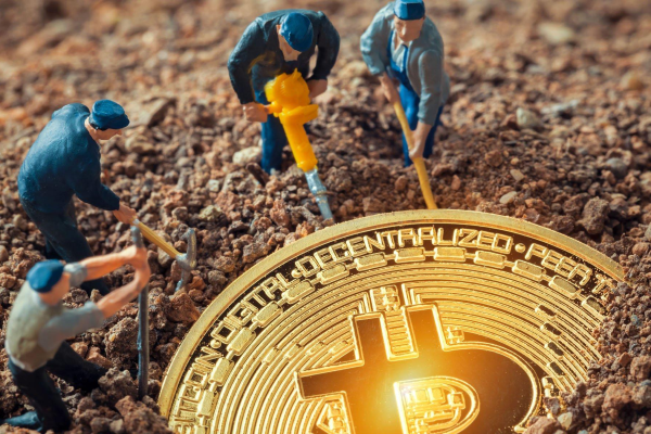 биткоин майнит